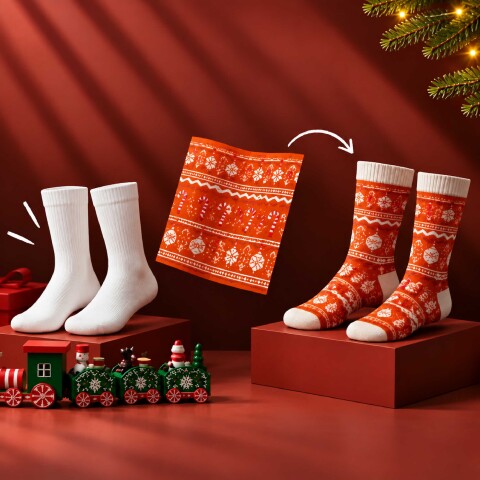 DPS Company Custom Made Kerstsokken