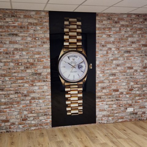 DPS Company reclame Wandbekleding plexiglas muurprint
